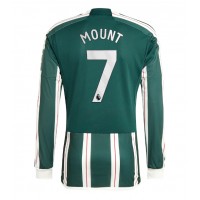 Manchester United Mason Mount #7 Vonkajší futbalový dres 2023-24 Dlhy Rukáv